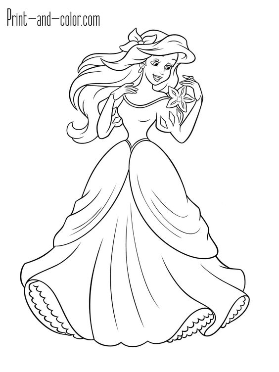 70 top idées de coloriages princesse à imprimer 69