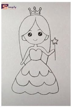 100 top idées & tutos de dessins de princesses 84