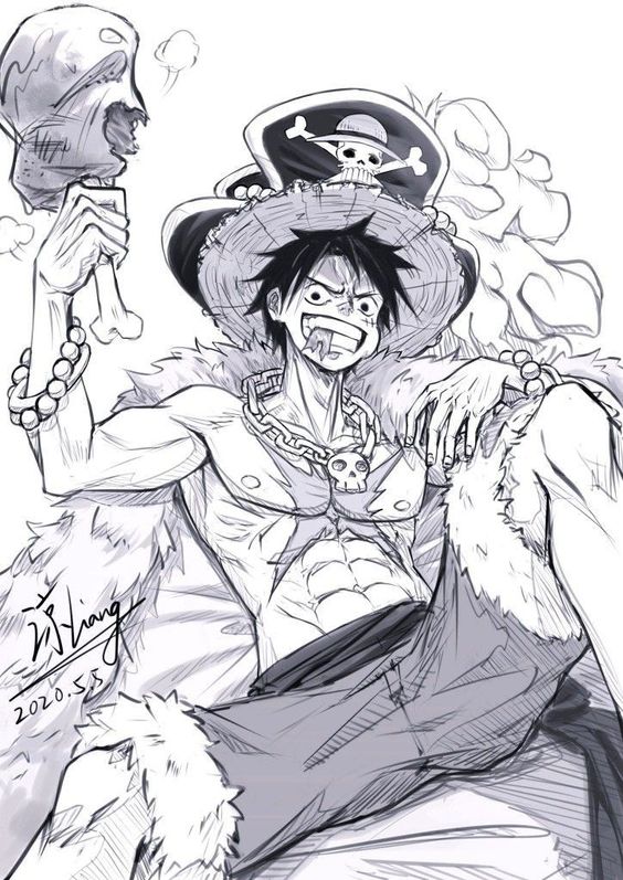 74 idées & tutos pour apprendre à dessiner One Piece 18