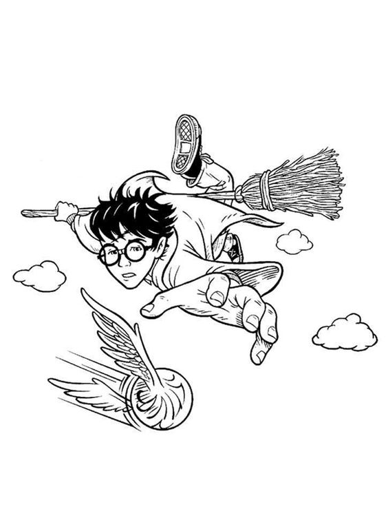 100 top idées de dessins de coloriages Harry Potter 31
