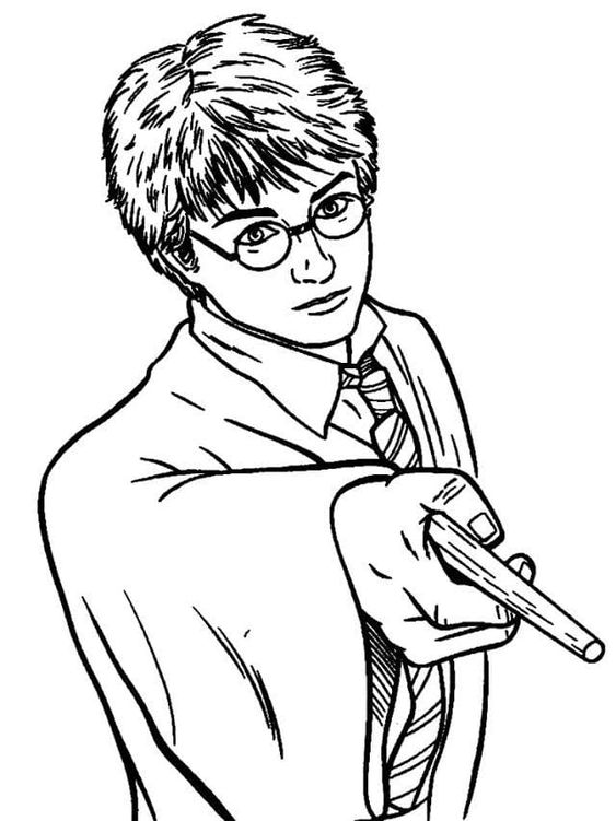 100 top idées de dessins de coloriages Harry Potter 64