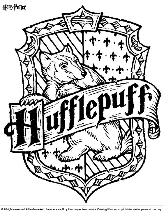 100 top idées de dessins de coloriages Harry Potter 69
