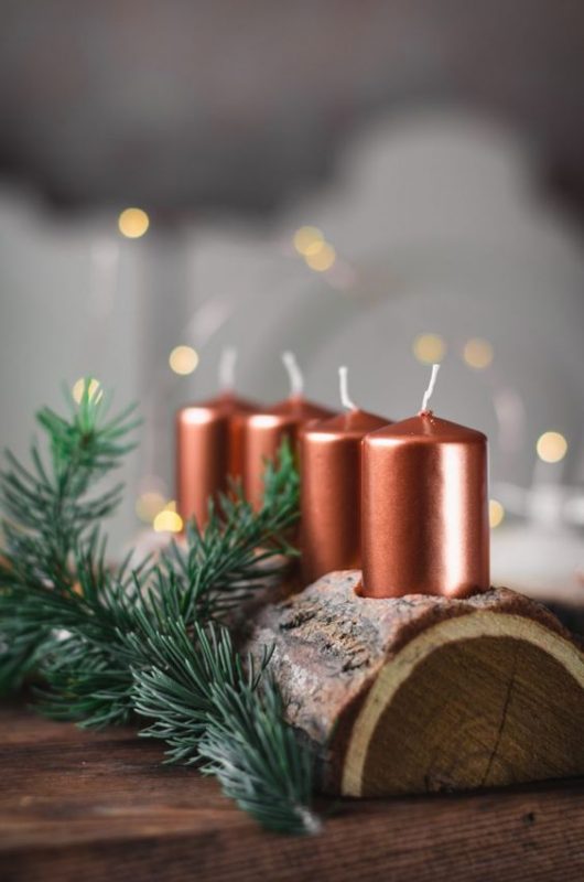 19 idées de centres de tables de Noël avec de la récup' 18 19 idées de centres de tables de Noël avec de la récup' 18