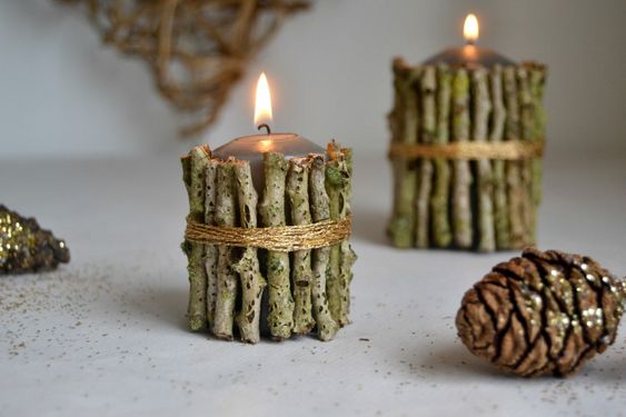 19 idées de centres de tables de Noël avec de la récup' 5 19 idées de centres de tables de Noël avec de la récup' 5