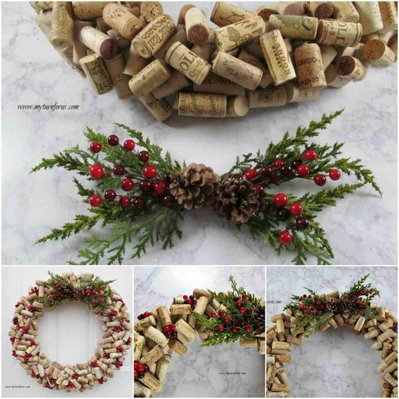 19 idées de centres de tables de Noël avec de la récup' 3 19 idées de centres de tables de Noël avec de la récup' 3