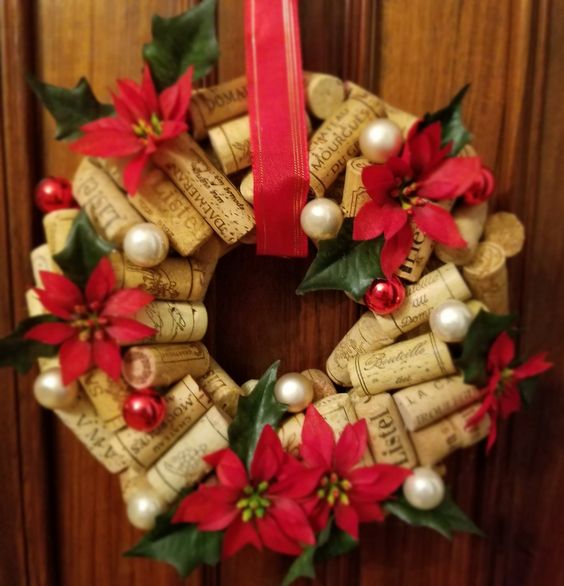 35 Décorations de Noël à faire soi-même avec des bouchons de vin 15