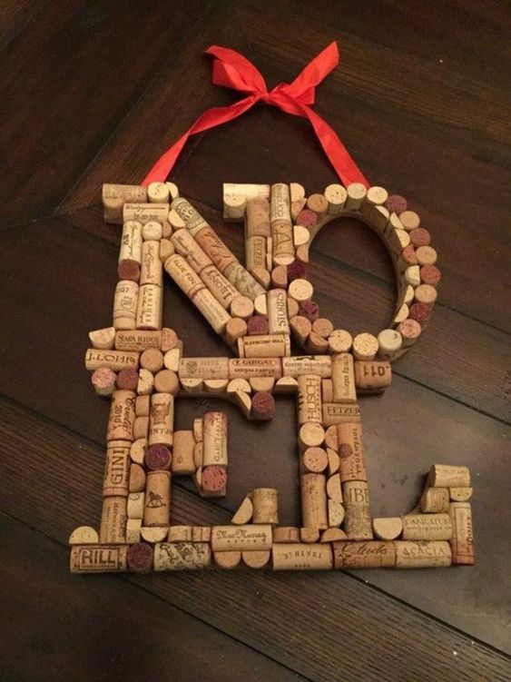 35 Décorations de Noël à faire soi-même avec des bouchons de vin 18