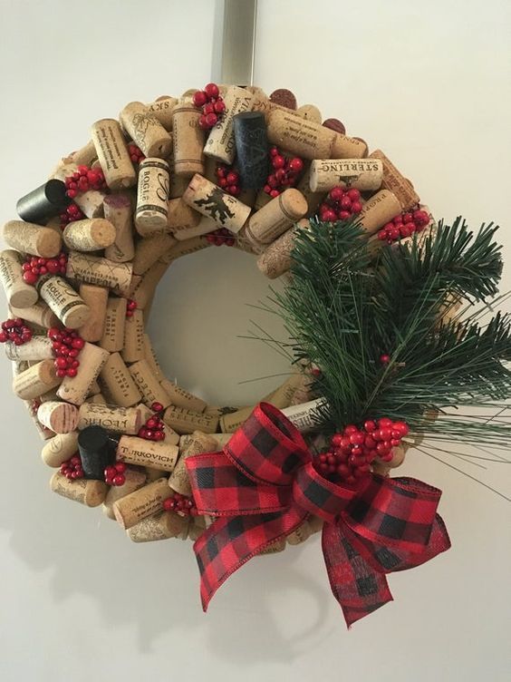 35 Décorations de Noël à faire soi-même avec des bouchons de vin 28