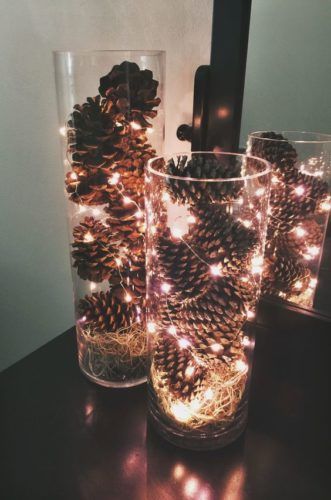 26 top idées de décorations de tables de Noël en verre 8
