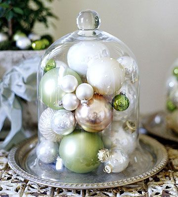 26 top idées de décorations de tables de Noël en verre 23