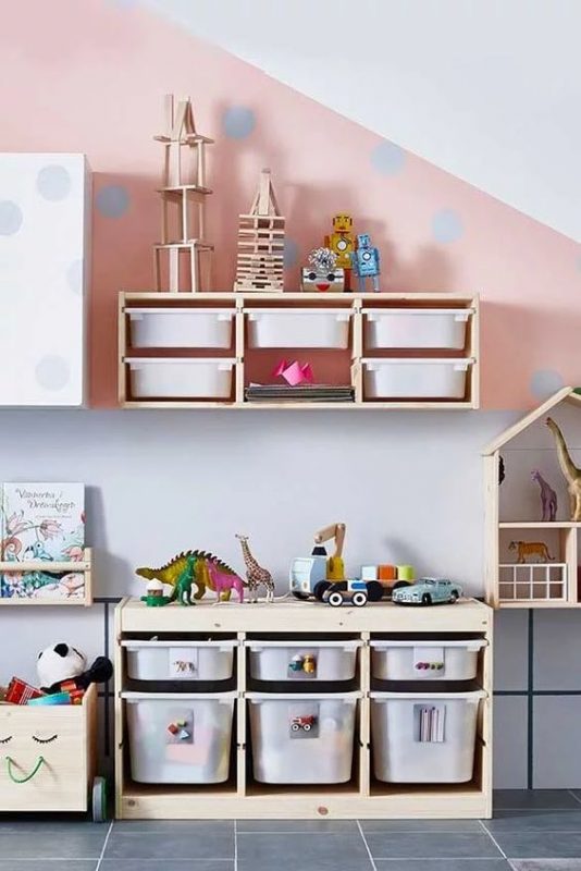 27 top idées de rangements de chambres d'enfants 5