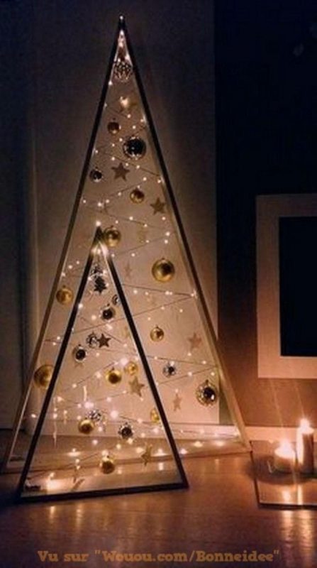 28 Alternatives originales aux sapins de Noël classiques 1