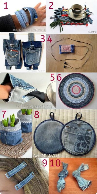 29 créations sympa à faire à partir de vieux jeans 17
