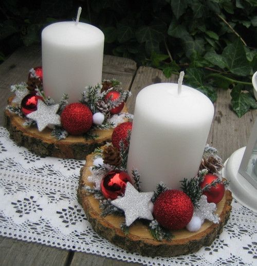 33 Décorations de Noël à faire soi-même avec des buches de bois 23 33 Décorations de Noël à faire soi-même avec des buches de bois 23