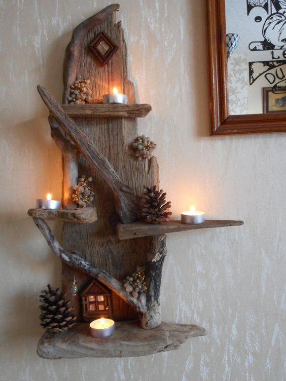 33 Décorations de Noël à faire soi-même avec des buches de bois 32 33 Décorations de Noël à faire soi-même avec des buches de bois 32