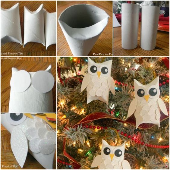 45 Décorations de Noël avec des rouleaux de papier toilette 33
