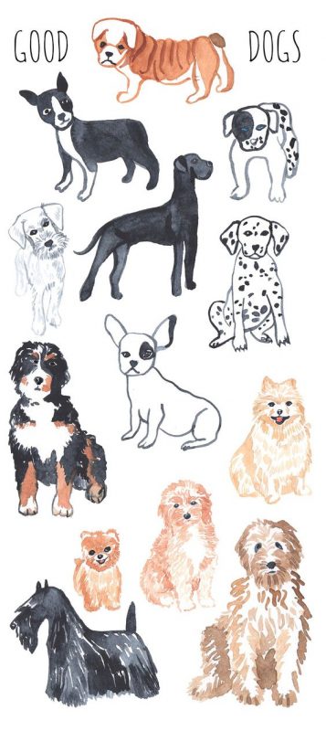 66 top idées & tutos de dessins de chiens : pour apprendre à dessiner des chiens 31