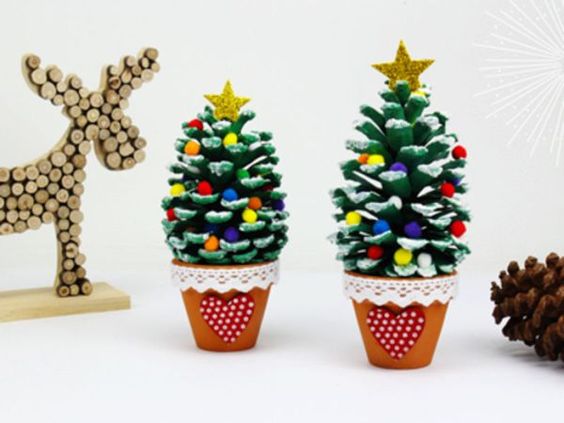72 Décorations de Noël à Faire Soi-Même Avec Des Pommes de Pins 9 72 Décorations de Noël à Faire Soi-Même Avec Des Pommes de Pins 9