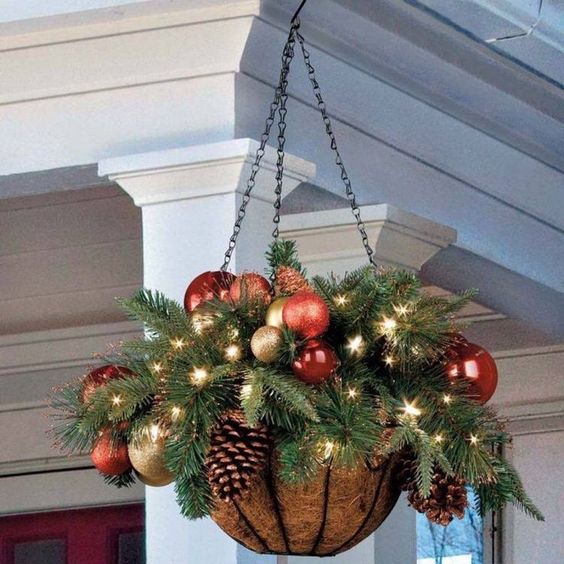 72 Décorations de Noël à Faire Soi-Même Avec Des Pommes de Pins 57