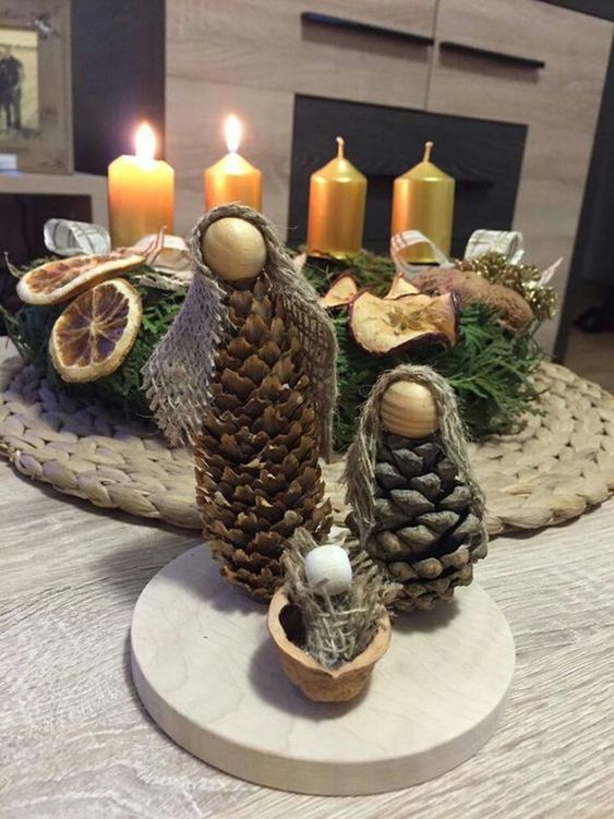 72 Décorations de Noël à Faire Soi-Même Avec Des Pommes de Pins 62 72 Décorations de Noël à Faire Soi-Même Avec Des Pommes de Pins 62