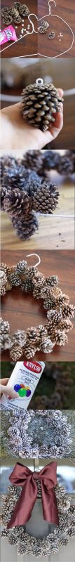 72 Décorations de Noël à Faire Soi-Même Avec Des Pommes de Pins 66 72 Décorations de Noël à Faire Soi-Même Avec Des Pommes de Pins 66