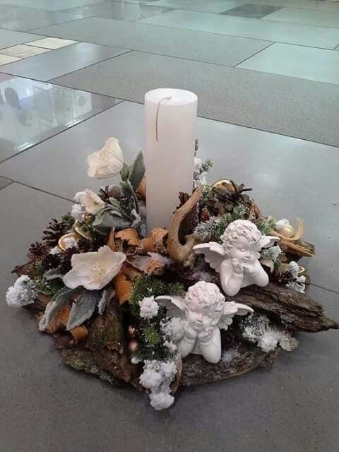 29 Centres de tables de Noël à faire avec des rondins de bois 15 29 Centres de tables de Noël à faire avec des rondins de bois 15