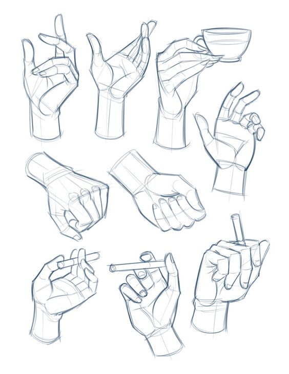 100 Top idées pour apprendre à dessiner une main 7