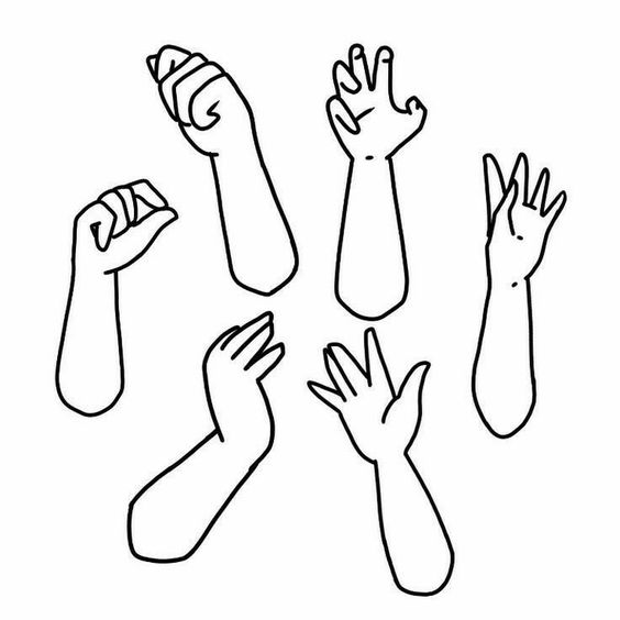 100 Top idées pour apprendre à dessiner une main 18