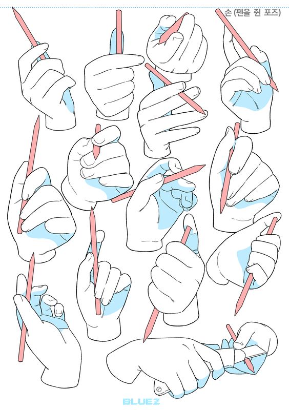 100 Top idées pour apprendre à dessiner une main 34