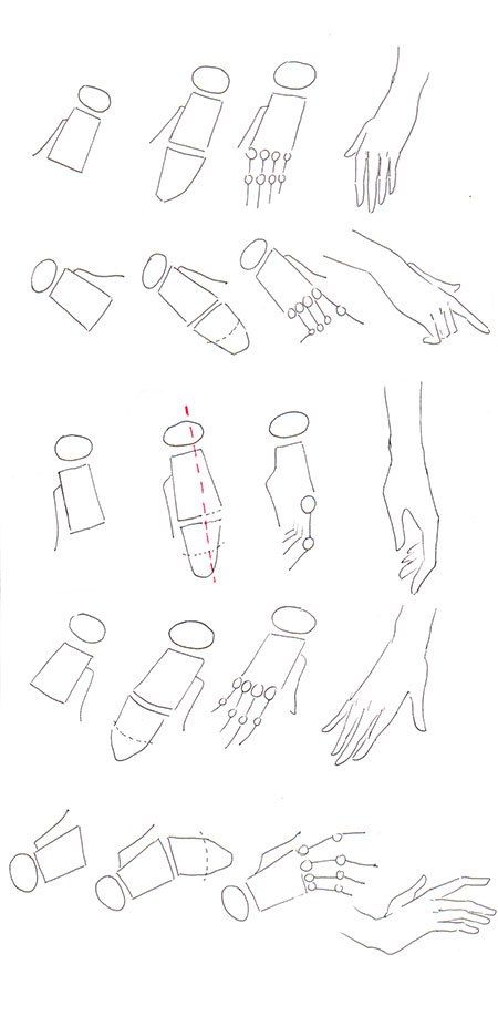 100 Top idées pour apprendre à dessiner une main 48