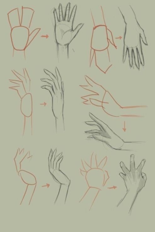 100 Top idées pour apprendre à dessiner une main 54