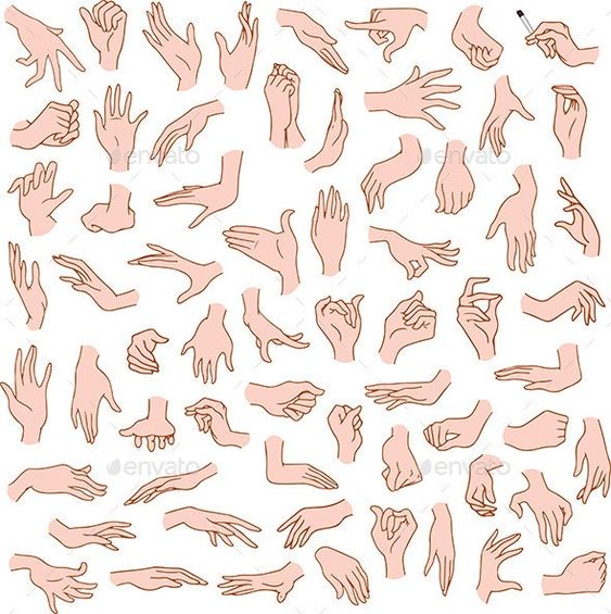 100 Top idées pour apprendre à dessiner une main 56