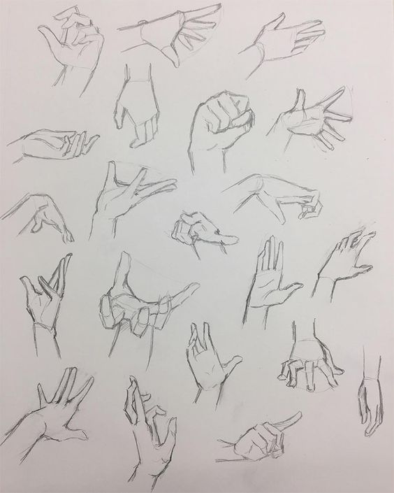 100 Top idées pour apprendre à dessiner une main 94
