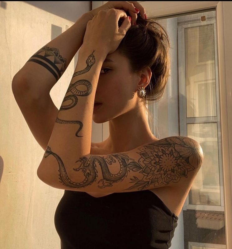 Les 100 plus beaux tatouages pour femmes 55