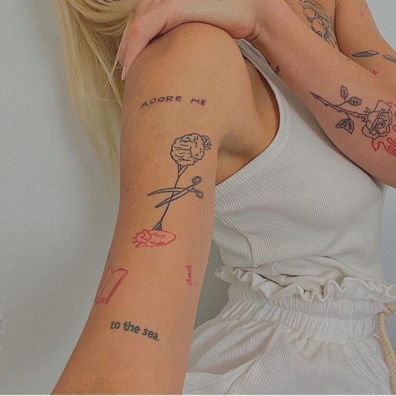 Les 100 plus beaux tatouages pour femmes 68
