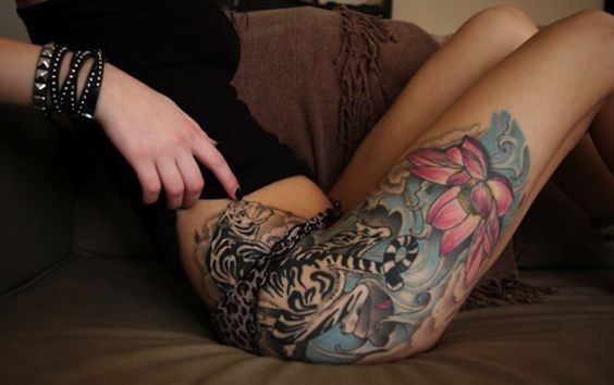 50 top idées de tatouages fleur de lotus 11
