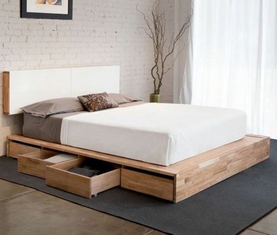 19 idées de lits avec rangements super pratiques 12