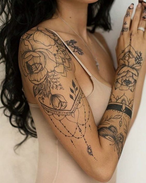 50 top idées de tatouages dentelle 18