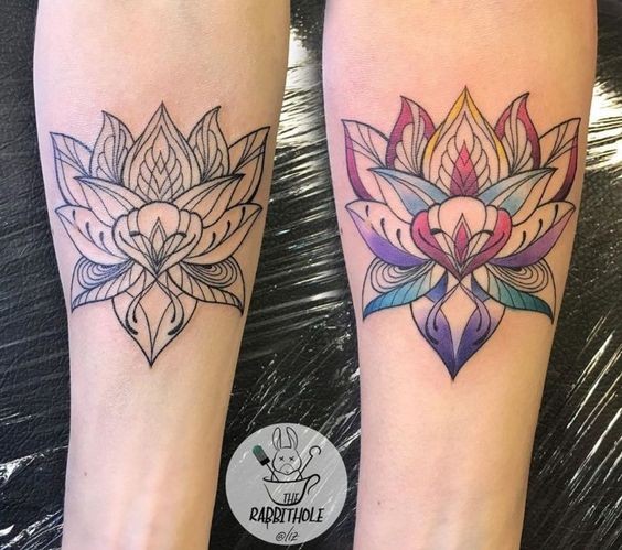 50 top idées de tatouages fleur de lotus 20