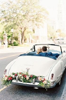 43 idées de décorations de voitures de mariage 2