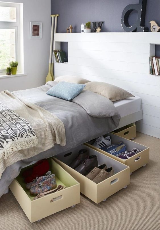 19 idées de lits avec rangements super pratiques 2
