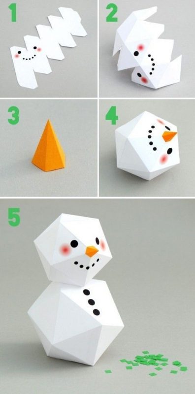28 tutos & idées d'origami de Noël faciles à faire 8