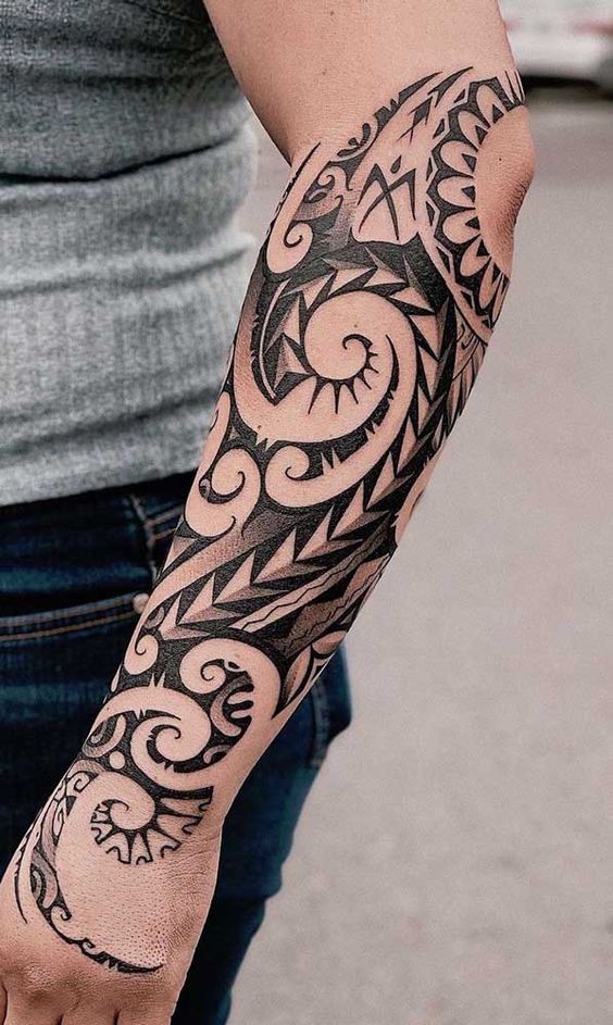 50 top idées de tatouages maorie 3