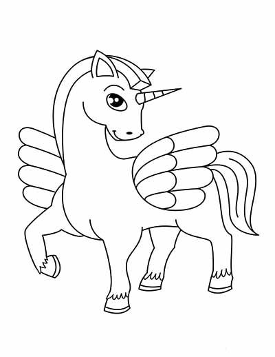 100 Dessins de Coloriages Licornes à Imprimer 32 100 Dessins de Coloriages Licornes à Imprimer 32