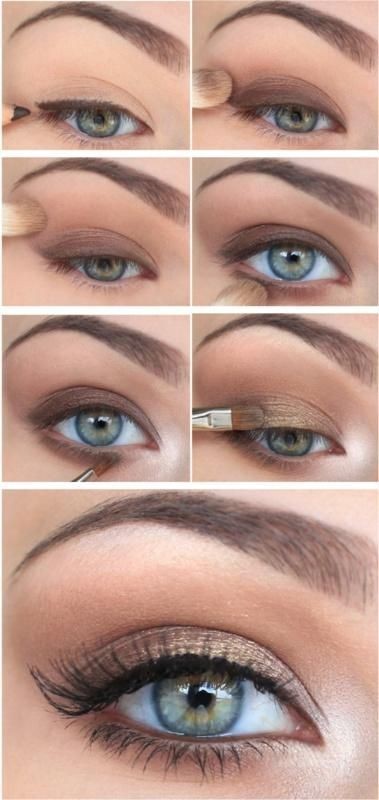 41 top idées de maquillage pour embellir vos yeux bleus 19