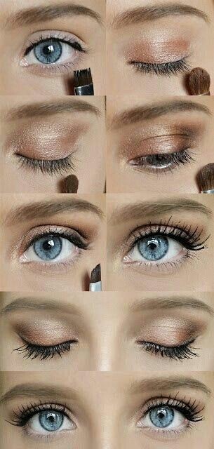 41 top idées de maquillage pour embellir vos yeux bleus 21