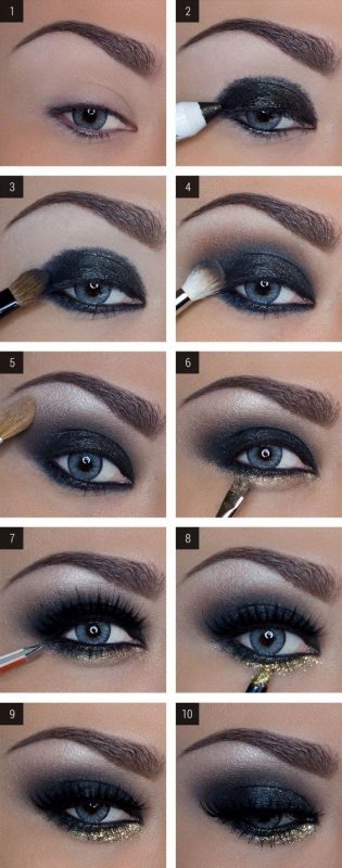 41 top idées de maquillage pour embellir vos yeux bleus 26