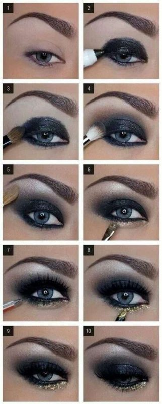 41 top idées de maquillage pour embellir vos yeux bleus 30
