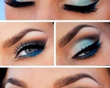 41 top idées de maquillage pour embellir vos yeux bleus 15