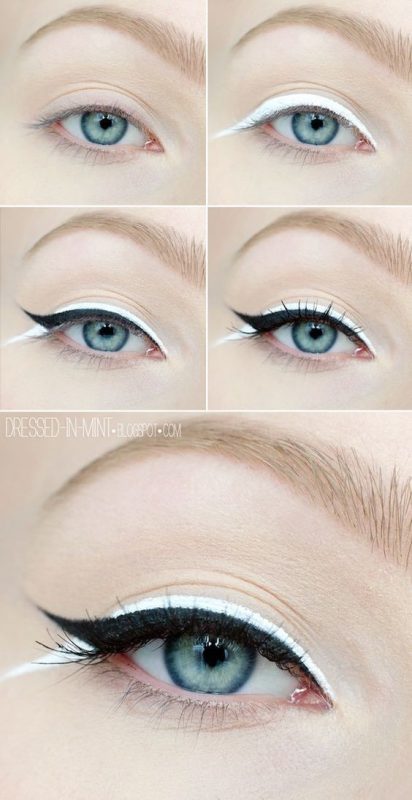 41 top idées de maquillage pour embellir vos yeux bleus 39